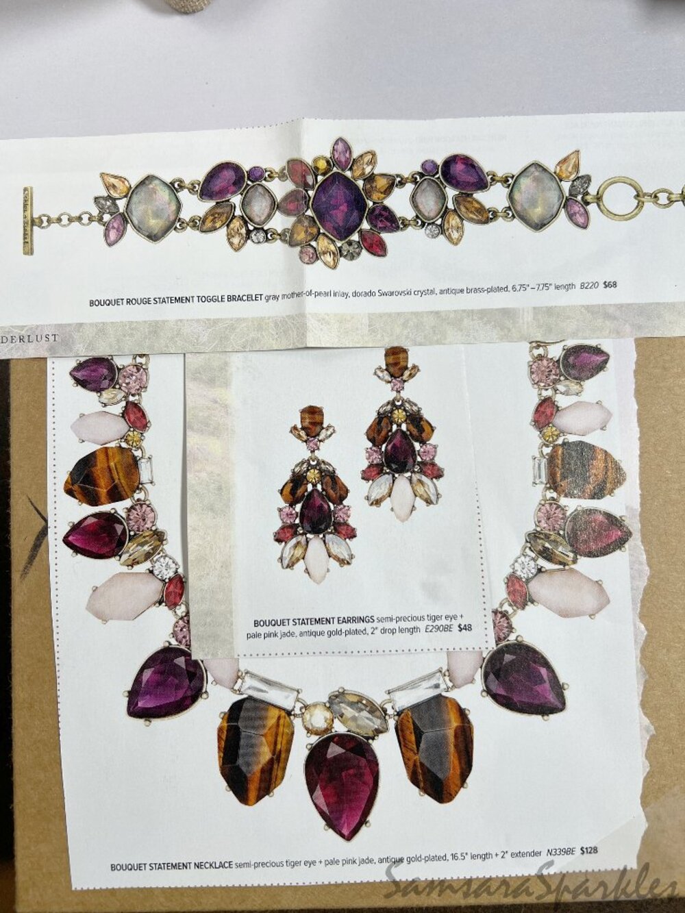 Chloe + Isabel Brilliant Bouquet Three-piece Set- Necklace + Bracelet + Earrings - Picture 10 of 10